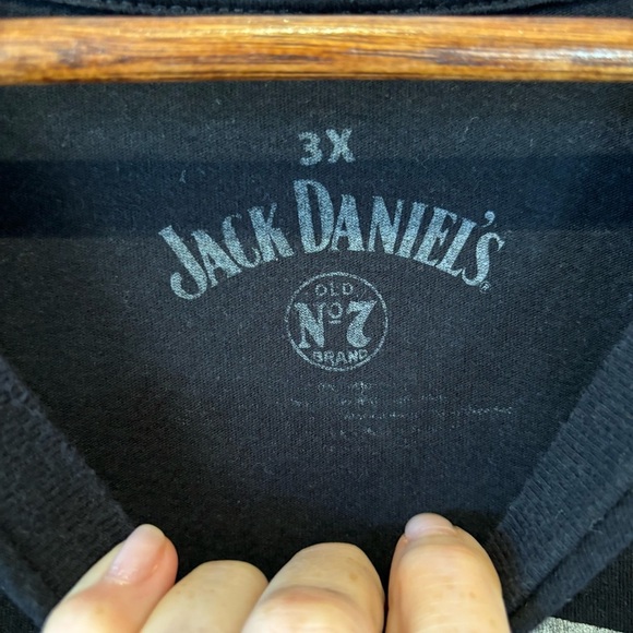Jack Daniel’s Whiskey T-Shirt Men’s 3X Black Graphic Tee Old No. 7 Logo - Picture 2 of 3
